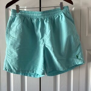 Polo Ralph Lauren Light Blue Swim Trunks, Men’s L
